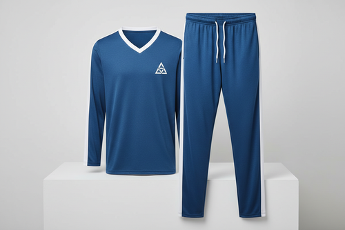 Hombre pijama deportiva color azul con blanco